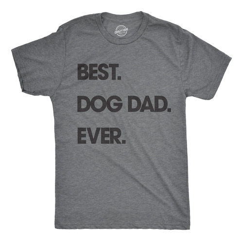 Camiseta Para Hombre Best Dog Dad Ever Divertida Polera Pa