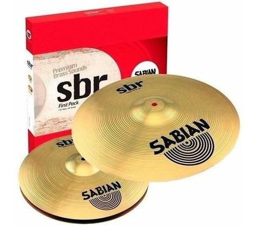 Set Platillos Sabian Sbr First Pack Hit Hat 13 Crash 16