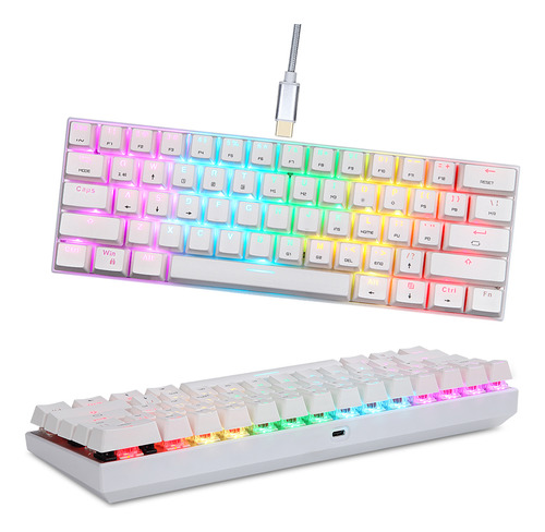 Teclado Portátil Sk62 Keyboard 61 Piezas Motospeed Bt Gaming