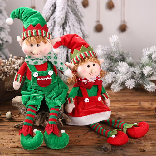 Para Para 2pcs Muñeco Elfo De Navidad Regalo De Navidad