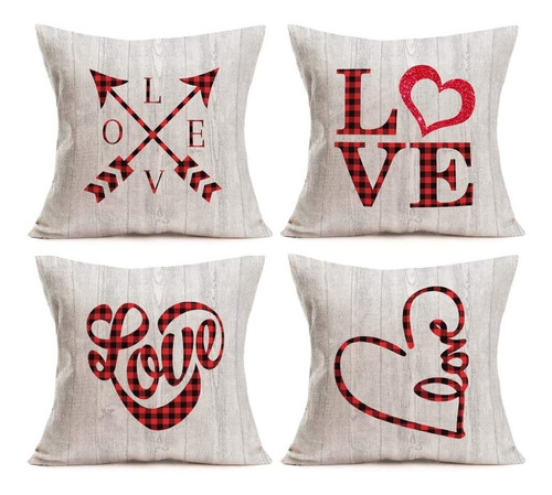 Fundas De Almohada Para El Día De San Valentín, 18 X ...