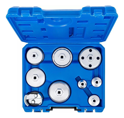 Juego De 9 Llaves Para Filtros De Aceite Mod. 8667
