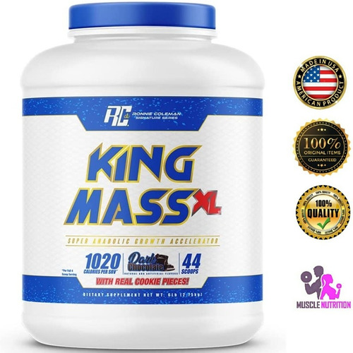 King Mass 6 Lbs Protein Ganador Masa Peso Registro Sanitario