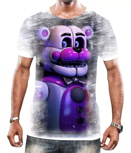 Camiseta Infantil FNAF Withered Freddy Animatronics