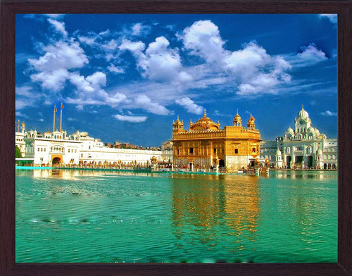 Un Templo De Oro Amritsar 1833, Un Viejo Y Memorable Imagen