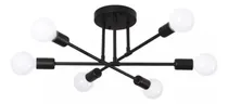 Comprar Lampara Colgante 6 Luces Araña Artefacto Iluminación Nordico