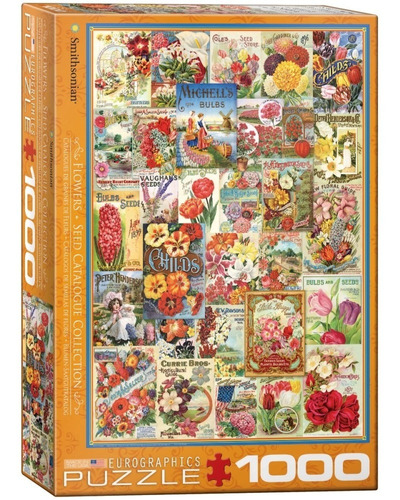 Puzzle 1000 Piezas Flowers Seed Catalogue - Eurographics  