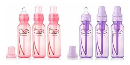 Mamaderas Dr. Brown's Girls 'paquete De 6 8 Oz. Botellas - 3