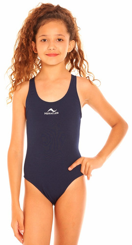 Traje Baño Malla Classic Nena Natacion Resist Cloro Heracles