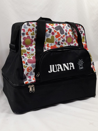 Imagen 2 de 10 de Bolso Cajon P/patin Artistico Estampado (opc Personalizable)