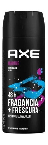   Promo X 12 - Axe Marine Desodorante Corporal 48 Hs