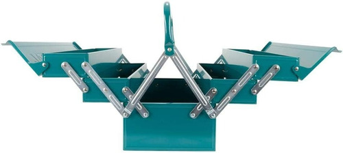 Caja De Herramientas Metalica 50cm Con 4 Compartimientos