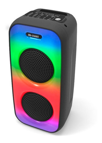 Parlante Portátil Bluetooth Con Luces Ms-2607bt