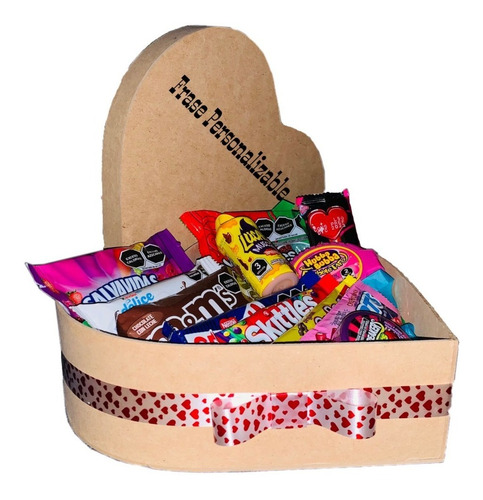 Regalo Caja Corazón Con Dulces Para Toda Ocasión.
