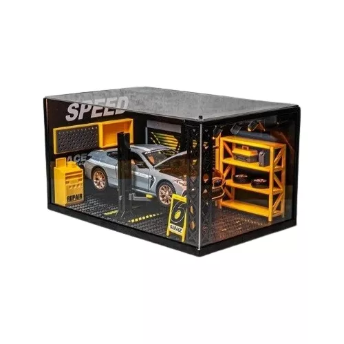 Expositor P/20 Miniaturas Escalas 1:18 E 1:24 45 Graus Preto em