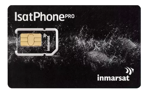IsatPhone 2 teléfono satelital con una tarjeta SIM de prepago