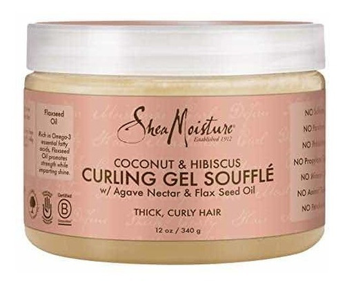 Sheamoisture Coconut & Hibiscus Curling Gel Souffle 340g