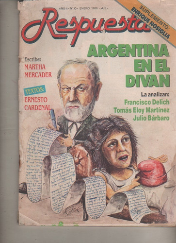 Revista * Respuesta * Nota L. A. Spinetta - Nº 10 Año 1988