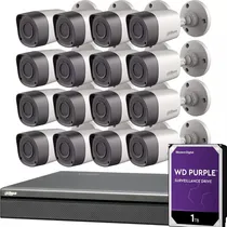 Comprar Kit Seguridad Dahua Dvr 16ch + 16 Camaras 5mp + 1tb