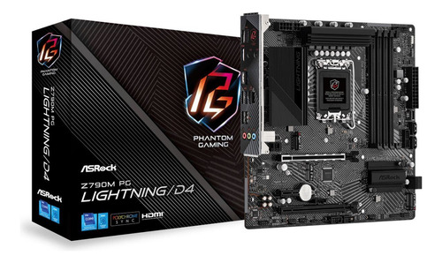 Motherboard Asrock Z790m Pg Lightning Intel 1700 Ddr4 Tranza