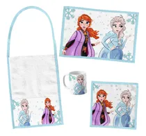 Comprar Set De Jardin Frozen Taza Mantel Servilleta Toalla Cuchara
