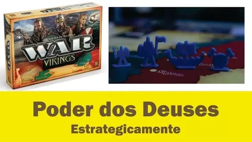 Jogo De Tabuleiro War Vikings Jogo Estratégia Grow Infantil