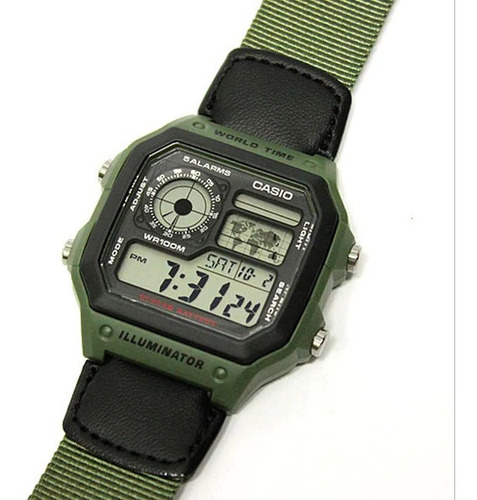 Relógio Masculino Casio Ae-1200whb-3bvdf