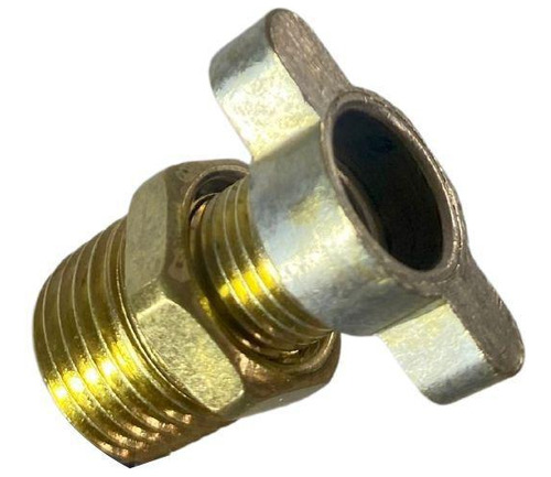 Purgador Dreno Para Compressor Rosca 1/4 Npt Com Pino