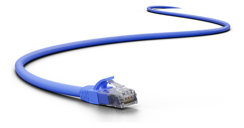 Patch Cord Impact Lan Utp Cat5e 4p Azul 1,5m - Intelbras
