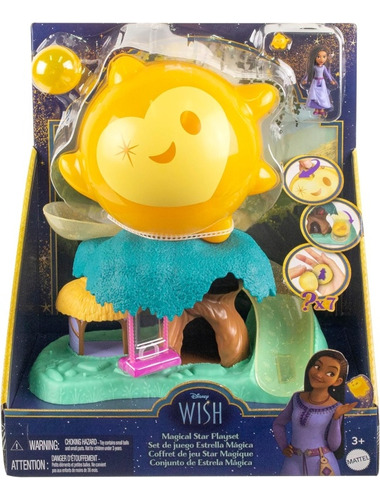 Mattel Disney Wish Set De Juego Estrella Innovadora Micro Pa