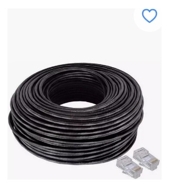 Cable Utp Cat5e 100 Mts Redes Cctv Internet Intemperie