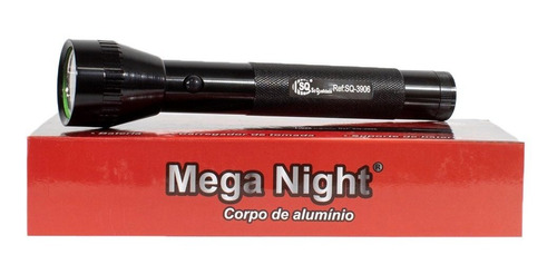 Lanterna Alumínio Mega Nigth Led Super Potente Recarregável