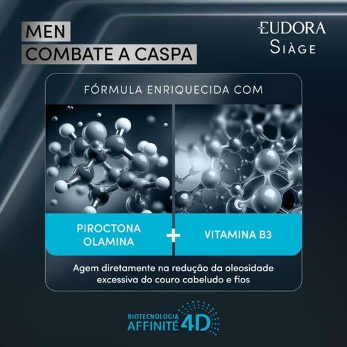 Eudora Siàge Men Combate À Caspa Shampoo 250ml