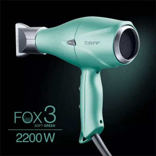Secador de cabelo Taiff Diamante Fox Íon 3 soft green 220V - 230V