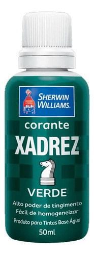 Corante Xadrez Verde     50 Ml - Kit C/12 Unidades
