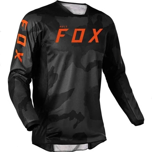 Jersey Fox Hpit-black Motocross Mtb Enduro 