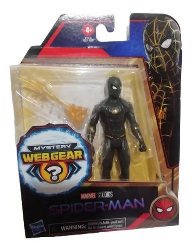Figura Spider-man Negro Mystery Web Gear