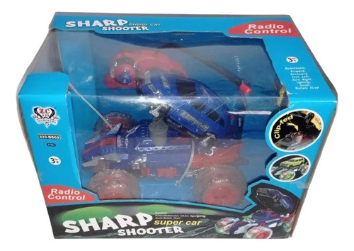 Super Carro Control Lanza Tazos Sharp Shooter Musica Luces