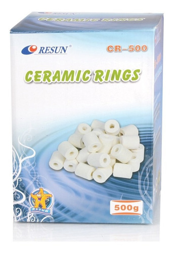 Canutillos Cerámico Material Filtro Biológico Acuario 500 Gr