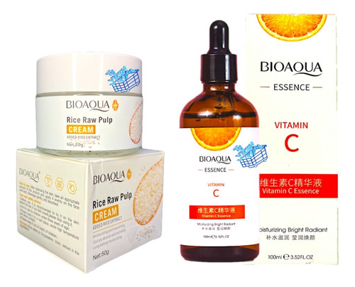 Vitamina C+ Crema Arroz Bioaqua - mL a $279