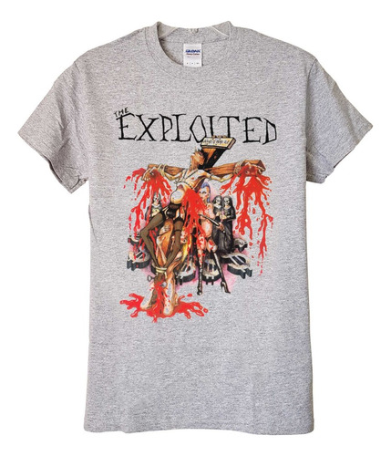 Polera The Exploited Jesus Is Dead Punk Abominatron