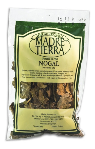 Nogal Madre Tierra 25g - Yuyos 