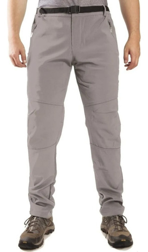 Pantalon Softshell Hombre Termico Impermeable Con Micropolar