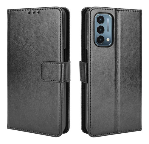 Funda De Anticaída For Oneplus Nord N200 5g De Cuero Flip