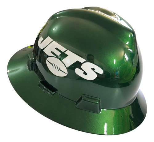 Casco Seguridad Msa Verde Nfl New York Jets