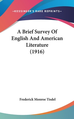 Libro A Brief Survey Of English And American Literature (...