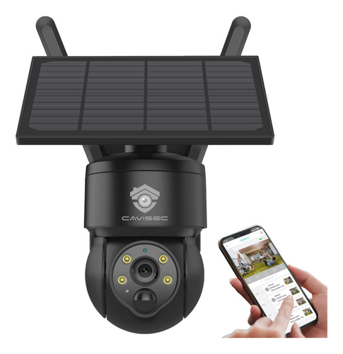 Cámara Seguridad Solar 4g 3mp Chip Ubox Ptz Hd 1080p Alarma