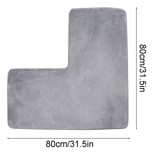 Tapete De Banheiro De Canto Em Forma De P L Tapete Absorvent