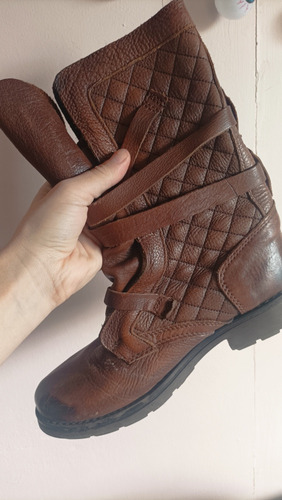 Botas De Cuero 38 Steve Madden 