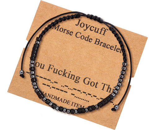 Joycuff Inspirational You Got This Morse Code Pulseras Para